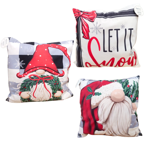 Noutăți Librăria Compas - Perna decorativa Craciun motiv festiv 45x45cm