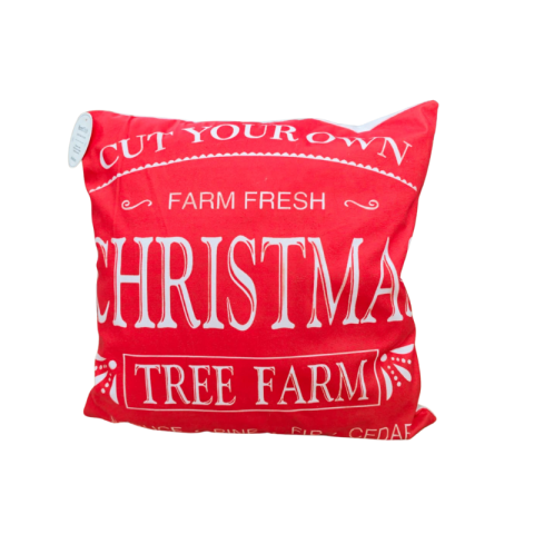 Perna decorativa Craciun rosu 45x45cm [1]