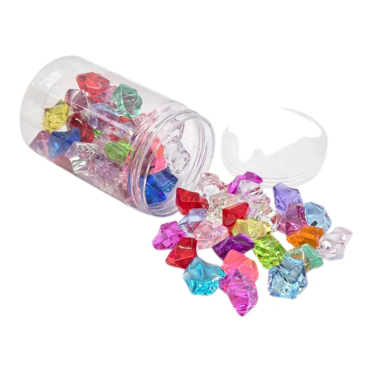 Casă și decorațiuni - Piatra decorativa multicolor tip cristal 150g