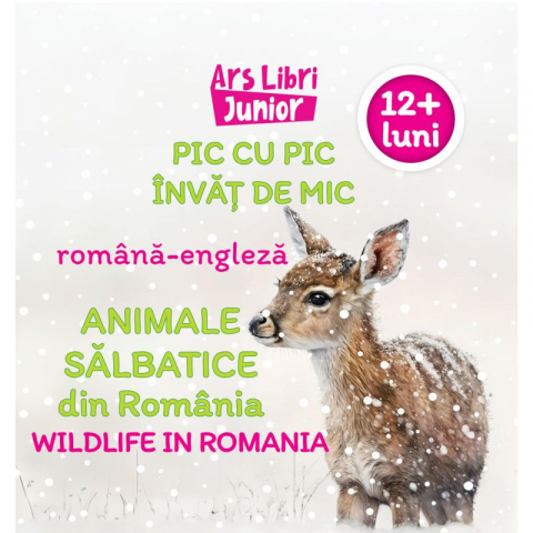 Noutăți Librăria Compas - Pic cu pic invat de mic : Animale salbatice din Romania. Editie bilingva