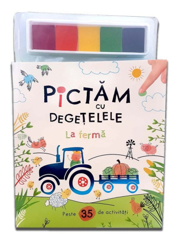 Cărți de colorat - Pictam cu degetele. Desenul perfect