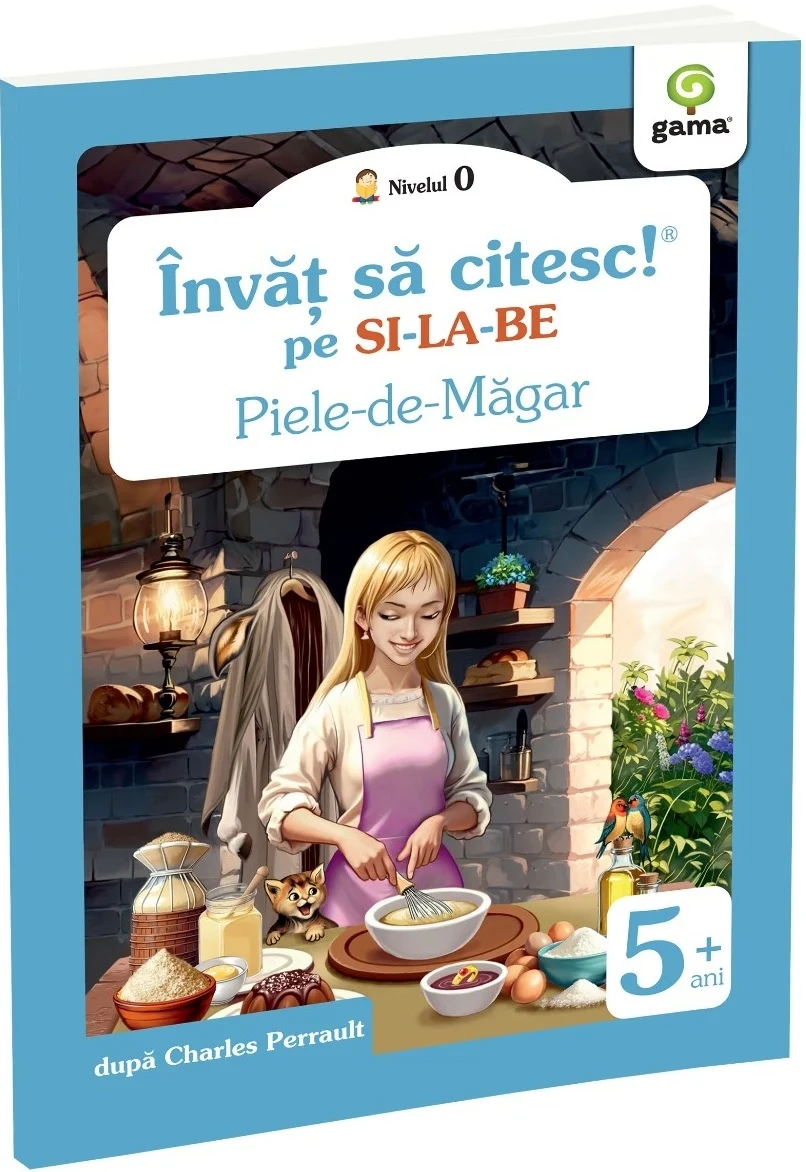 Povești și ficțiune pentru copii - Piele-de-Magar. Nivelul 0 - Charles Perrault