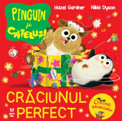 Cărți - Pinguin si catelus: Craciunul perfect - Hazel Gardner