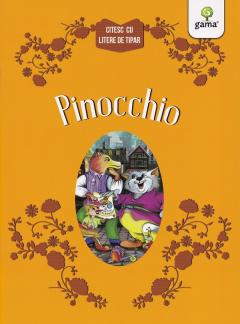 Povești și ficțiune pentru copii - Pinocchio. Citesc cu litere de tipar