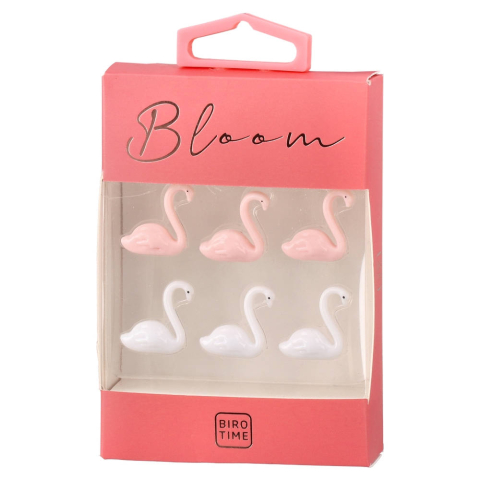 Instrumente și accesorii birou - Pioneze forma de lebada 20/set Bloom Biro Time