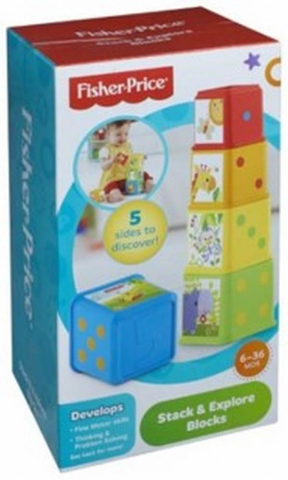 Jucării pentru bebeluși - PIRAMIDA DIN CUBURI