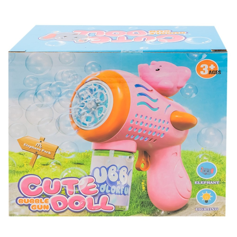 Pistol baloane de sapun Elefant cu baterii si lumini [1]