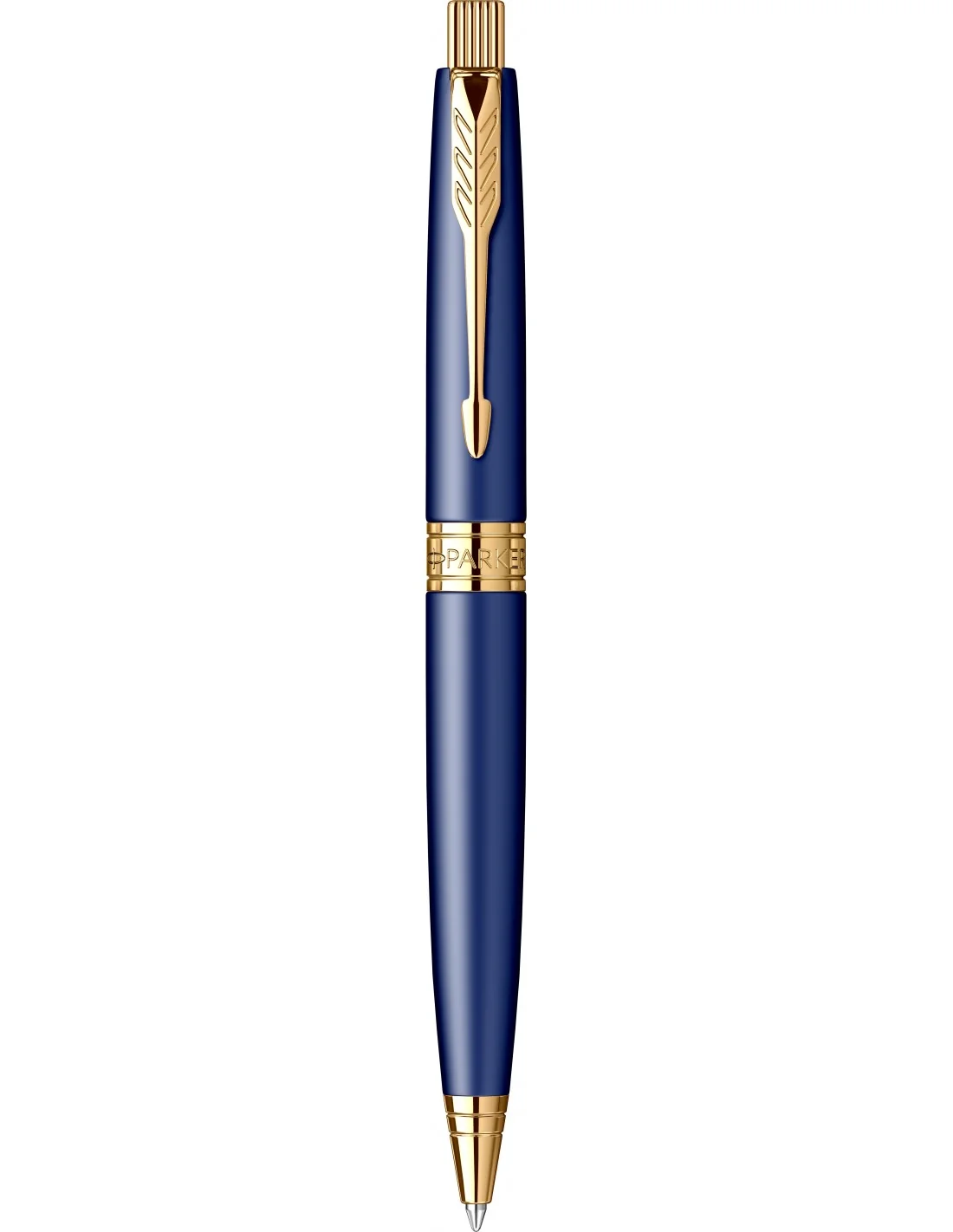 Instrumente de scris premium - Pix Parker IM Aster Matt Navy GT albastru mat cu accesorii aurii