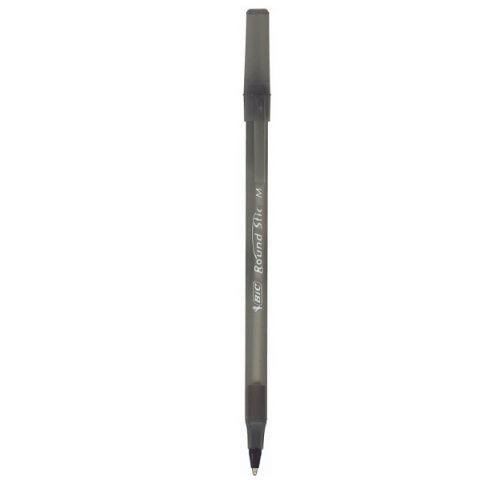 Birotică și accesorii birou - Pix unica folosinta negru 0.4 mm Round Stic Classic BIC