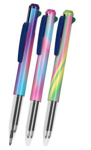 Noutăți Librăria Compas - Pix retractabil 3 in 1 ErichKrause Colorcross Matic Cool Ray 0.7 culori diferite