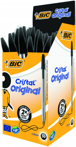 Pix unica folosinta negru 0.4 mm Cristal BIC [2]