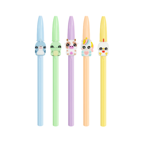 Instrumente de scris - Pix BIC Crystal Figurines cerneala albastra modele diferite