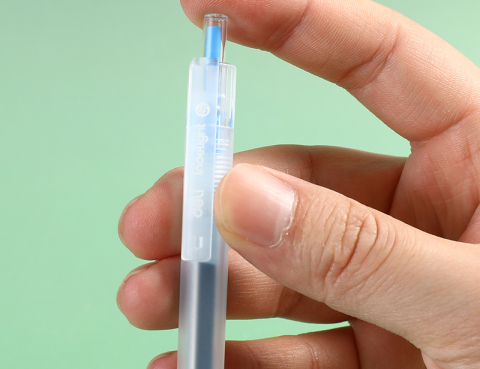 Pix cu gel cu mecanism 0.5 mm albastru-turcoaz Deli [2]