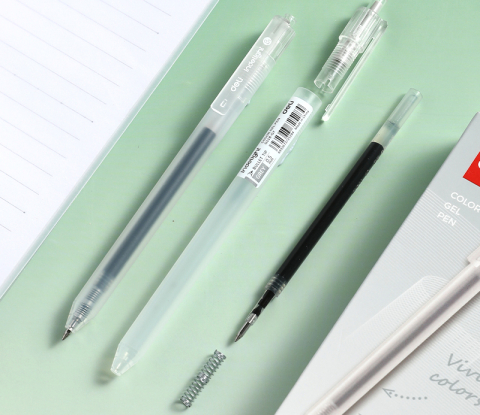 Pix cu gel cu mecanism 0.5 mm gri Deli [3]