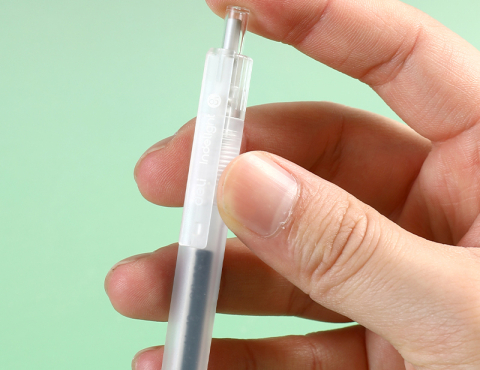 Pix cu gel cu mecanism 0.5 mm gri Deli [2]