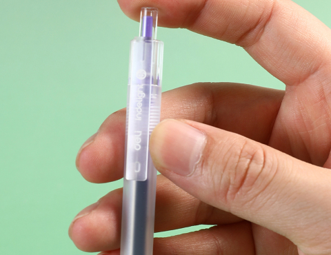 Pix cu gel cu mecanism 0.5 mm indigo Deli [2]