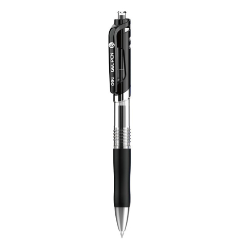 Pixuri - Pix cu gel cu mecanism 0.5 mm negru Deli