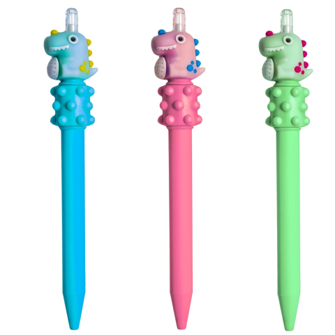 Pix cu gel albastru 0.5 mm model Dinozaur diverse culori [1]