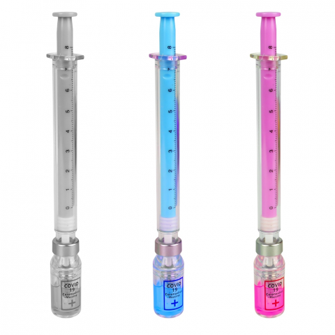 Pix cu gel 0.38 mm albastru Seringa diverse culori [1]
