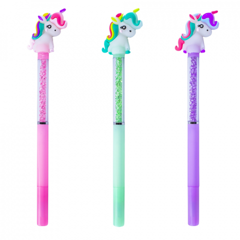 Pix cu gel si diamante albastru Unicorn diverse culori [1]