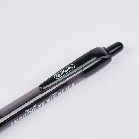 Pix cu gel 0.7 mm negru Smoothy Herlitz [3]