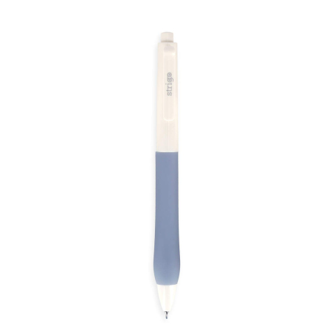 Pix cu gel Strigo Silent Click cerneala albastra 0.7 mm [1]