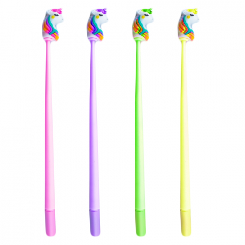 Pix cu gel albastru 0.5 mm Unicorn diverse culori [1]