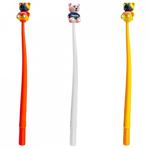 Pix cu gel albastru 0.5 mm urs panda diverse culori [1]