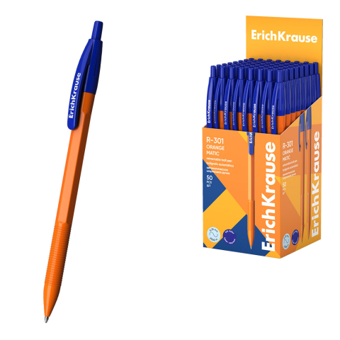 Pixuri - Pix cu mecanism 0.7 mm albastru R-301 Matic ErichKrause