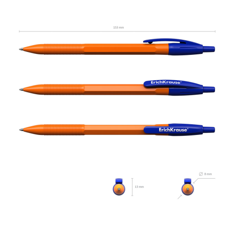 Pix cu mecanism 0.7 mm albastru R-301 Matic ErichKrause [2]