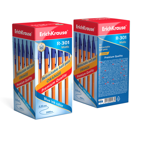 Pix cu mecanism 0.7 mm albastru R-301 Matic ErichKrause [3]