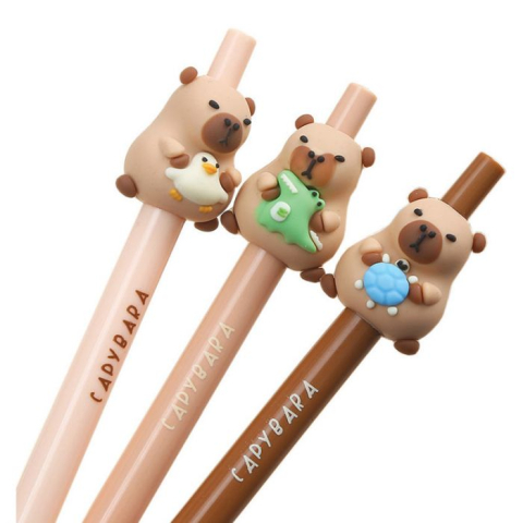 Pix cu mecanism 0.5 mm albastru grip cauciuc Capybara Centrum [4]