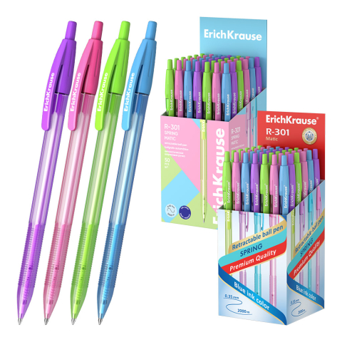 Pix cu mecanism R-301 Matic Spring 0.7 albastru Erich Krause diverse culori [0]