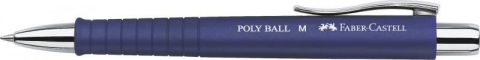 Pix cu mecanism si grip albastru Poly Ball Faber-Castell [1]