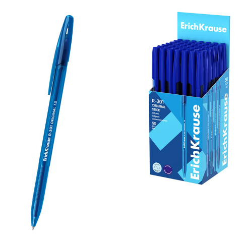 Noutăți Librăria Compas - Pix ErichKrause R-301 Stick Original 1 mm albastru