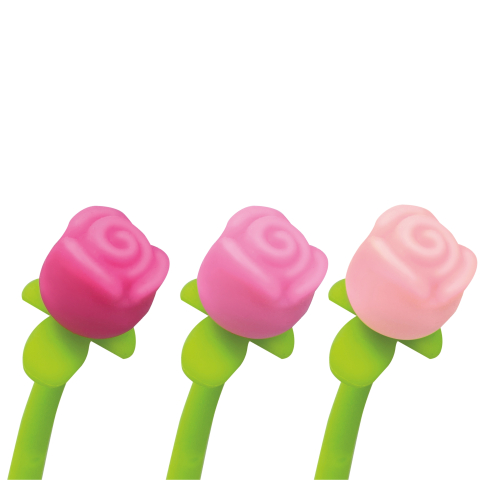 Instrumente de scris - Pix flexibil Roses diametru 2 cm culori diferite