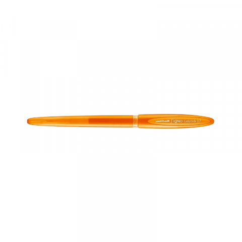Pixuri - Pix gel Uni-Ball Signo gel stick portocaliu fluorescent
