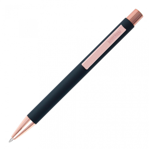 Birotică și accesorii birou - Pix metalic retractabil gri/roz ONLINE