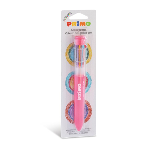 Rechizite școlare - Pix multifunctional 10 culori Primo