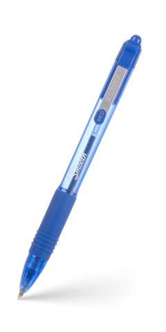 Rechizite școlare - Pix retractabil albastru 1 mm Zebra