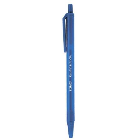 Birotică și accesorii birou - Pix unica folosinta albastru 1 mm Round Stic Clic BIC