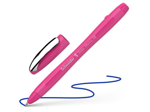 Rechizite școlare - Pix Schneider Slider Memo XB fucsia