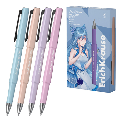 Birotică și accesorii birou - Pix Severe Manga 0.7 mm albastru ErichKrause