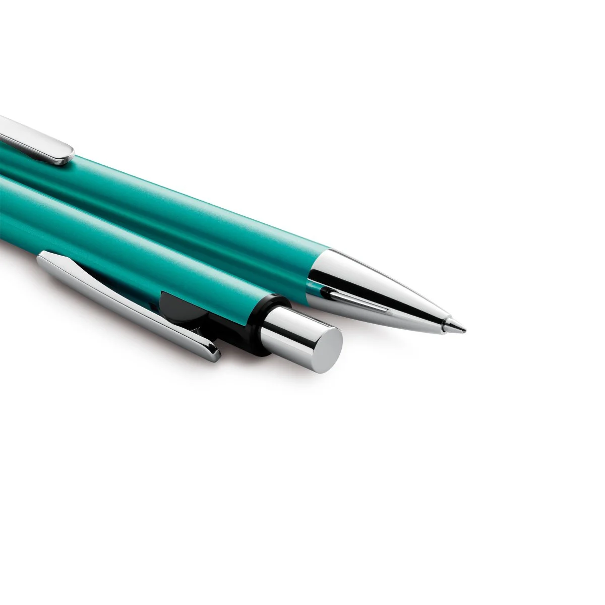 Pix Snap K10 Pelikan corp metal turcoaz scriere albastru [3]