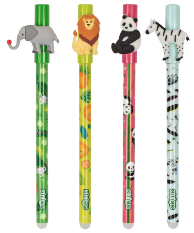 Pixuri - Pix Strigo cerneala cu stergere Zoo modele diferite