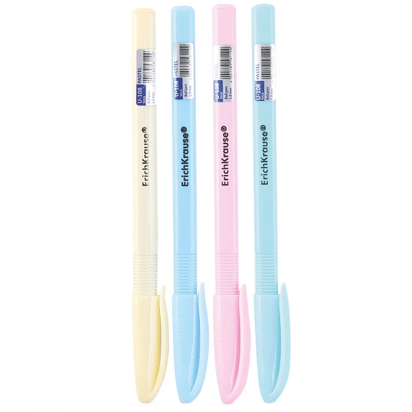 Rechizite școlare - Pix UltraGlide U-108 albastru 0.3 mm culori pastel
