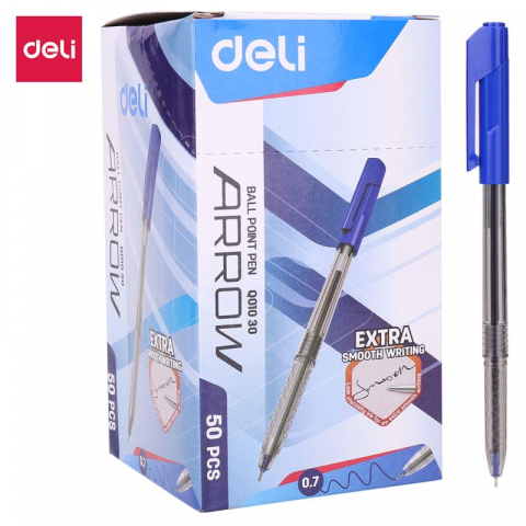 Pix unica folosinta 0.7 mm Arrow albastru Deli [2]