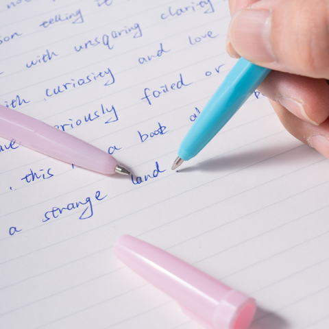 Pix unica folosinta 0.7 mm culori pastel mina albastra Deli [1]