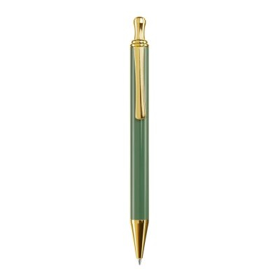 Pix cu bila Miquelrius Leaves verde cu auriu Ball Pen [2]