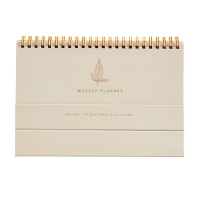 Registre și plannere - Planner saptamanal spiralat 55 file Vintage Lily